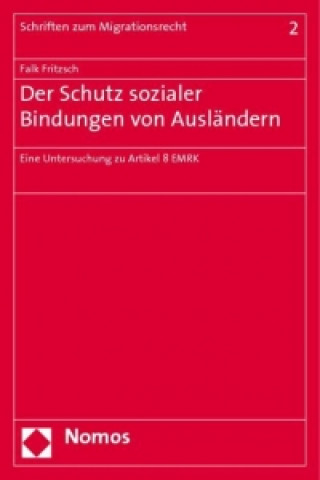 Książka Der Schutz sozialer Bindungen von Ausländern Falk Fritzsch