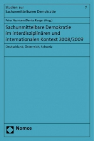 Carte Sachunmittelbare Demokratie im interdisziplinären und internationalen Kontext 2008/2009 Peter Neumann