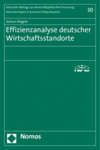 Könyv Effizienzanalyse deutscher Wirtschaftsstandorte Jochen Siegele