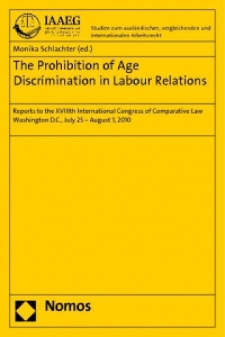 Book The Prohibition of Age Discrimination in Labour Relations Monika Schlachter