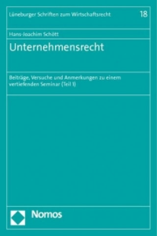 Книга Unternehmensrecht Hans-Joachim Schött