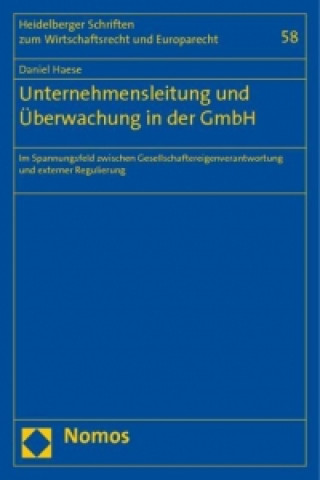 Könyv Unternehmensleitung und Überwachung in der GmbH Daniel Haese