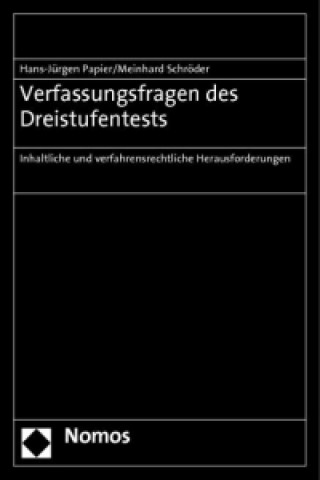 Книга Verfassungsfragen des Dreistufentests Hans-Jürgen Papier