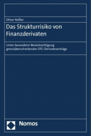 Kniha Das Strukturrisiko von Finanzderivaten Oliver Kessler