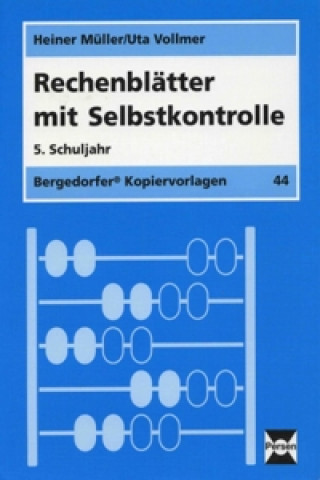 Papírenské zboží Rechenblätter mit Selbstkontrolle - 5. Klasse Heiner Müller