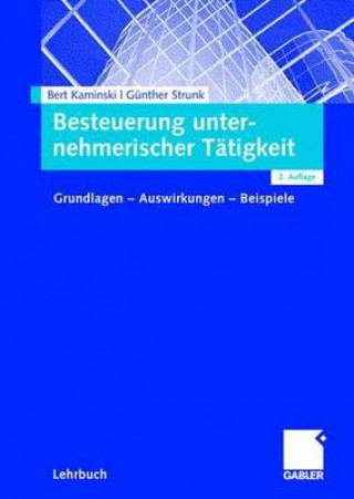 Kniha Besteuerung unternehmerischer Tatigkeit Bert Kaminski