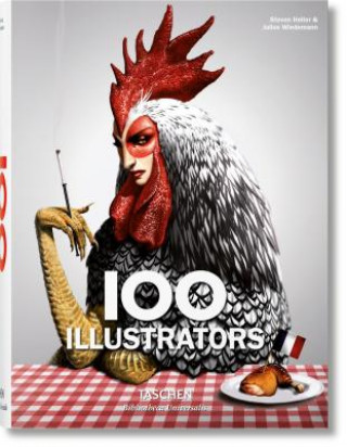 Книга 100 Illustrators Steven Heller
