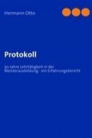 Boek Protokoll Hermann Otto