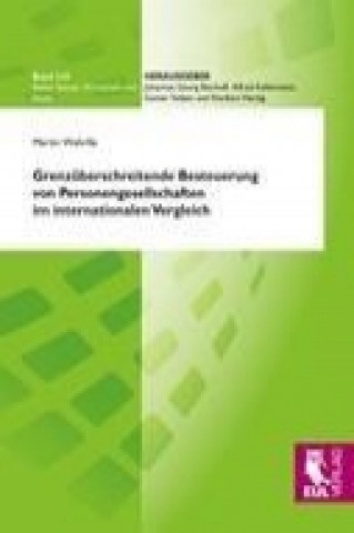 Kniha Grenzüberschreitende Besteuerung von Personengesellschaften im internationalen Vergleich Martin Wehrße