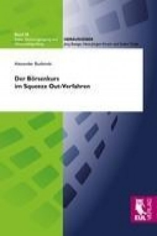 Kniha Der Börsenkurs im Squeeze Out-Verfahren Alexander Budzinski