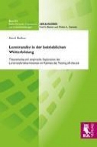 Książka Lerntransfer in der betrieblichen Weiterbildung Astrid Meißner