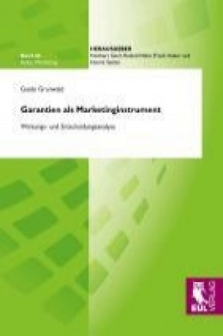 Könyv Garantien als Marketinginstrument Guido Grunwald