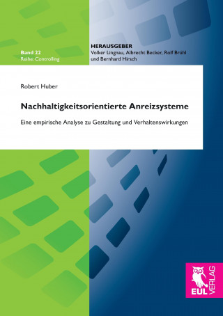 Książka Nachhaltigkeitsorientierte Anreizsysteme Robert Huber