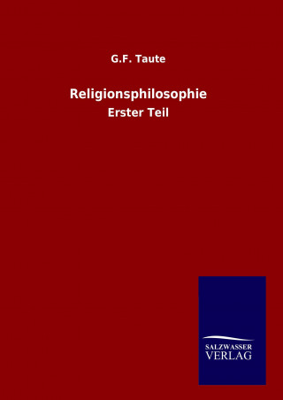Carte Religionsphilosophie G. F. Taute