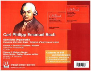 Kniha Sämtliche Orgelwerke - 2 Bände im SET zum Sonderpreis Carl Philipp Emanuel Bach