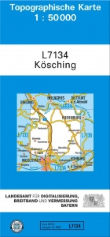 Tiskovina Kösching 1 : 50 000 