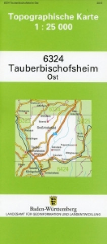 Printed items Tauberbischofsheim Ost  1 : 25 000 