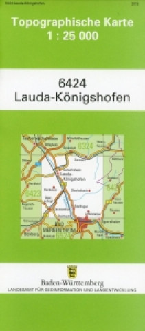 Tiskanica Lauda-Königshofen 1 : 25 000 