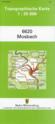 Tlačovina Mosbach 1 : 25 000 