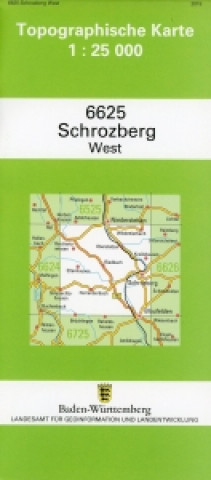 Drucksachen Schrozberg West  1 : 25 000 