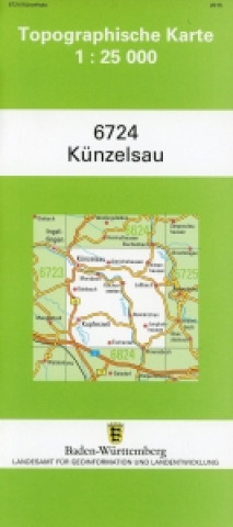 Nyomtatványok Künzelsau 1 : 25 000 