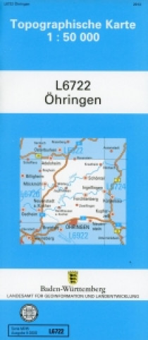 Tiskovina Öhringen 1 : 50 000 
