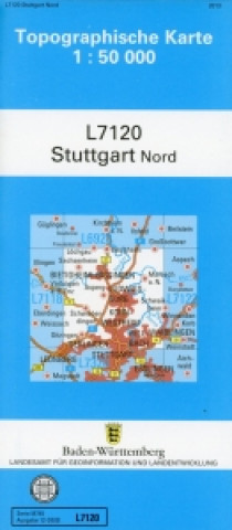 Tiskovina Stuttgart Nord 1 : 50 000 