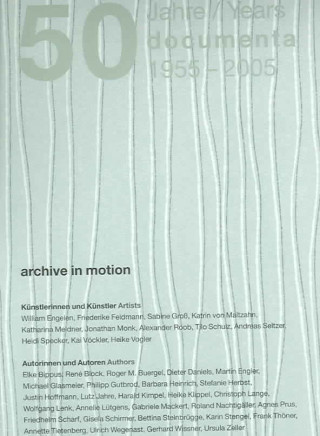 Kniha 50 Jahre / 50 Years Documenta 1955-2005 Michael Glasmeier