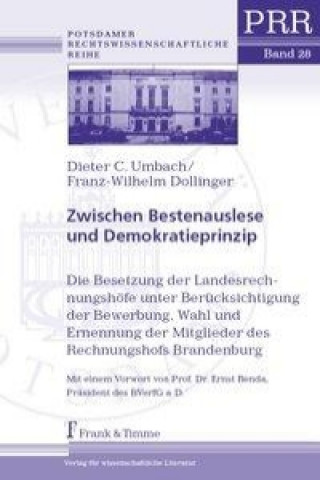 Kniha Zwischen Bestenauslese und Demokratieprinzip Dieter C. Umbach