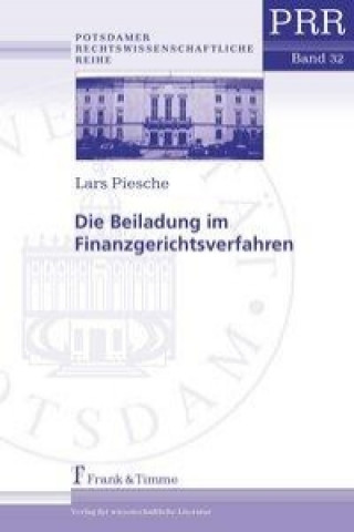 Carte Die Beiladung im Finanzgerichtsverfahren Lars Piesche