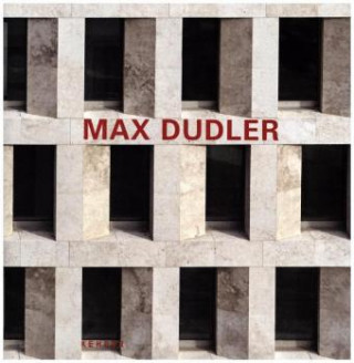Kniha Max Dudler Alexander Bonte
