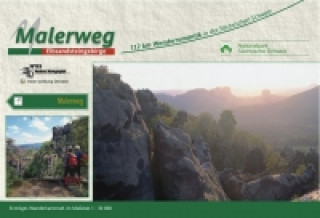 Materiale tipărite Malerweg - Sächsische Schweiz 1 : 30 000 