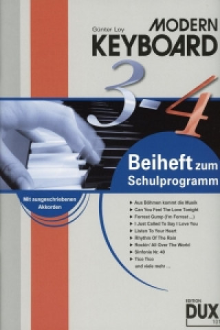 Книга Modern Keyboard, Beiheft 3-4 Günter Loy
