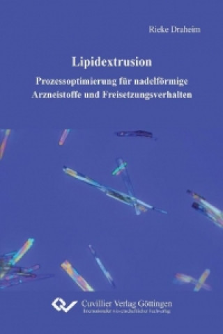 Carte Lipidextrusion - Prozessoptimierung für nadelförmige Arzneistoffe und Freisetzungsverhalten Rieke Draheim