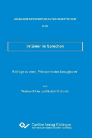Knjiga Irrtümer im Sprechen Wiebrecht Ries
