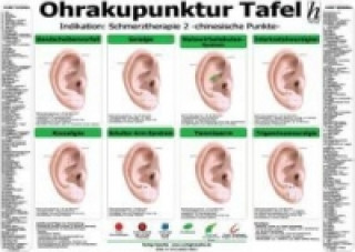 Materiale tipărite Ohrakupunktur Tafel - Indikation: Schmerztherapie 2 