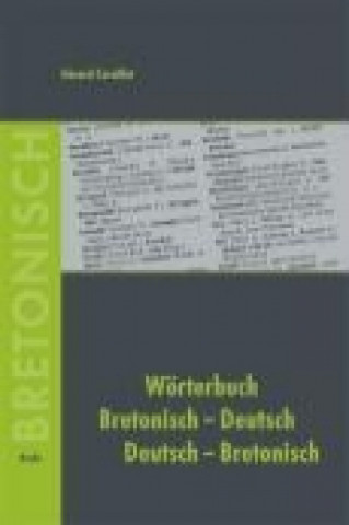 Kniha Wörterbuch Bretonisch-Deutsch / Deutsch-Bretonisch Gerard Cornillet