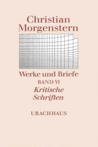 Könyv Kritische Schriften Christian Morgenstern