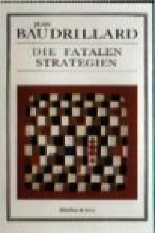 Kniha Die fatalen Strategien Jean Baudrillard