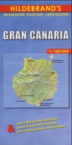 Pubblicazioni cartacee Gran Canaria 1 : 100 000. Hildebrand's Urlaubskarte 