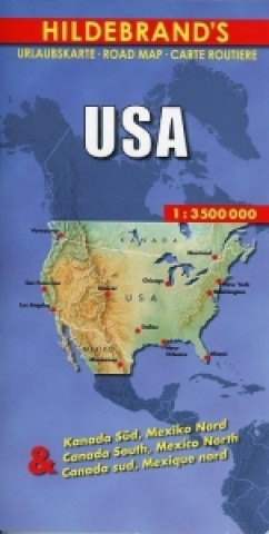 Tiskovina USA, Kanada Süd, Mexiko Nord 1 : 3 500 000 