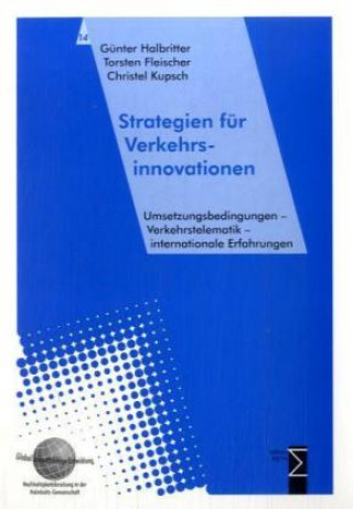 Kniha Strategien für Verkehrsinnovationen Günter Halbritter