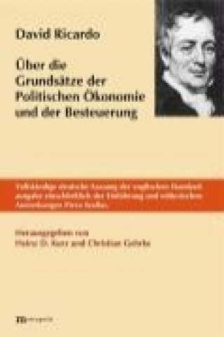 Knjiga Über die Grundsätze der politischen Ökonomie und der Besteuerung David Ricardo