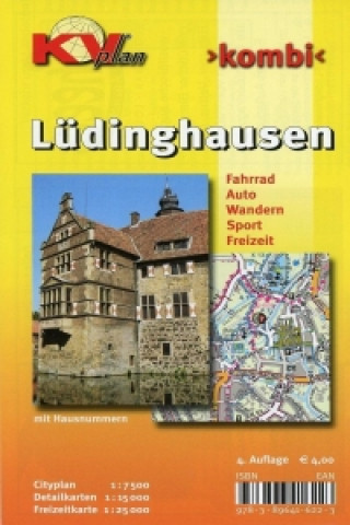 Nyomtatványok Lüdinghausen & Seppenrade, KVplan, Radkarte/Freizeitkarte/Stadtplan, 1:25.000 / 1:15.000 / 1:7.500 