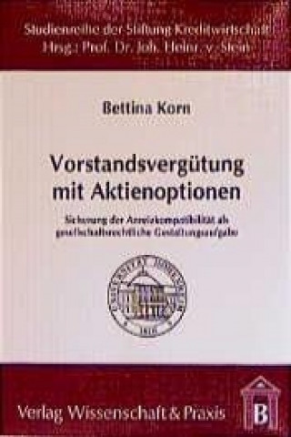 Könyv Vorstandsvergütung mit Aktienoptionen Bettina Korn
