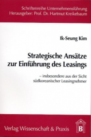 Kniha Strategische Ansätze zur Einführung des Leasings Ik-Seung Kim