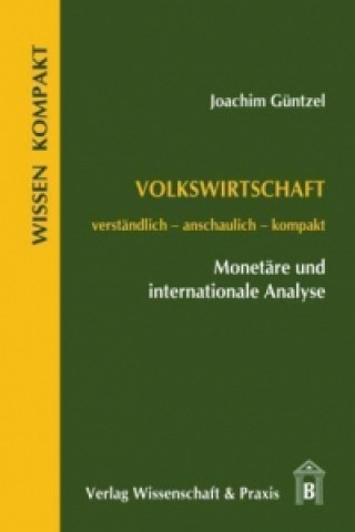 Könyv Volkswirtschaft ? Monetäre und internationale Analyse. Joachim Güntzel