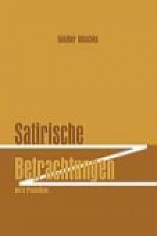 Kniha Satirische Betrachtungen Günther Weschke