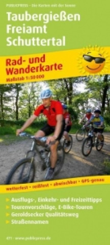 Materiale tipărite Rad- und Wanderkarte Taubergießen - Freiamt - Schuttertal 1 : 50 000 