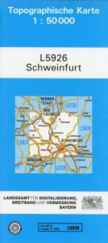 Materiale tipărite Schweinfurt 1 : 50 000 (L5926) 